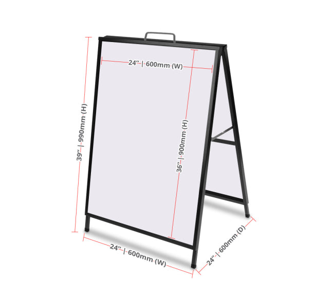 Custom A-frame sign
