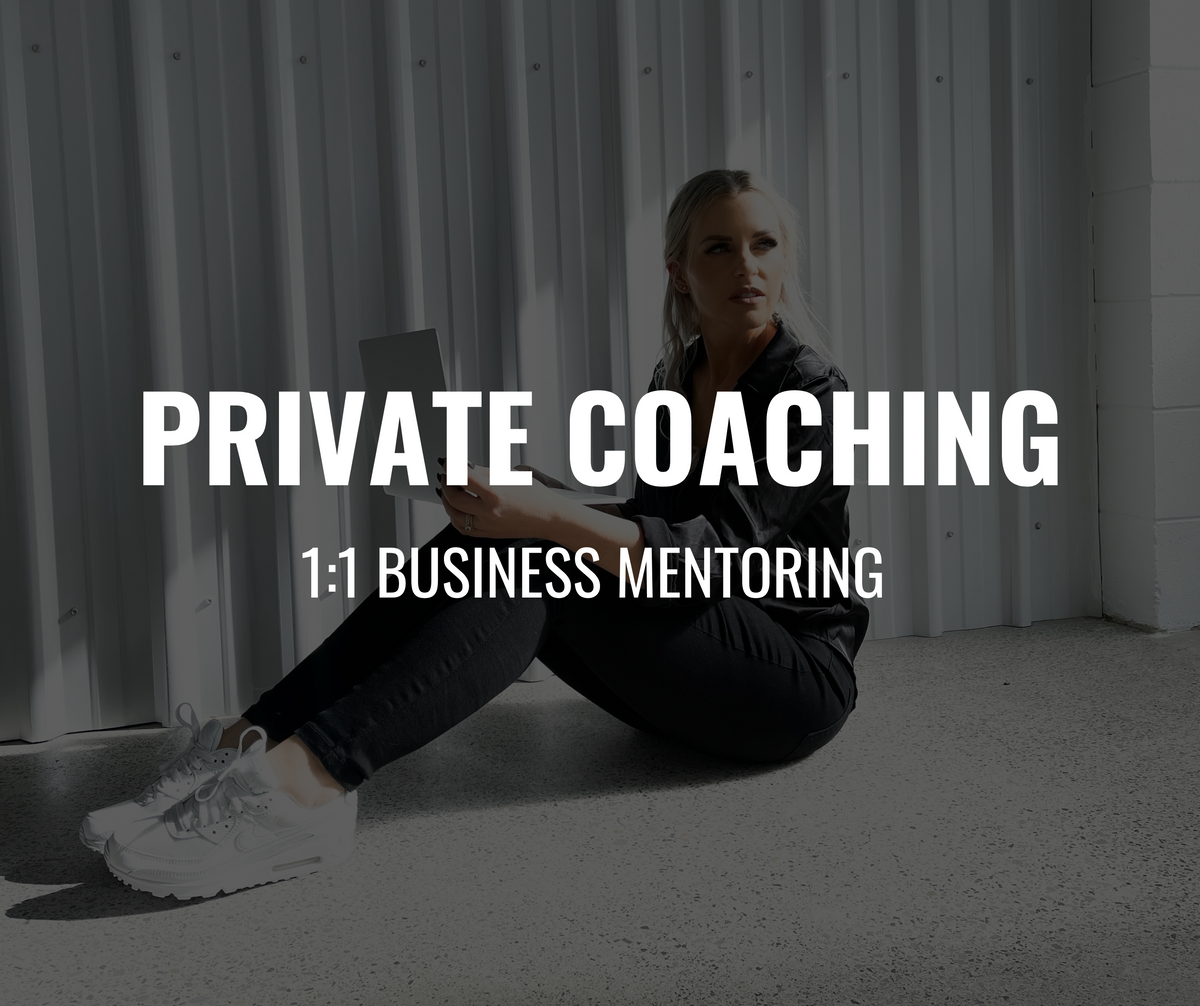 Private Business Coaching  - 8 Week Program
