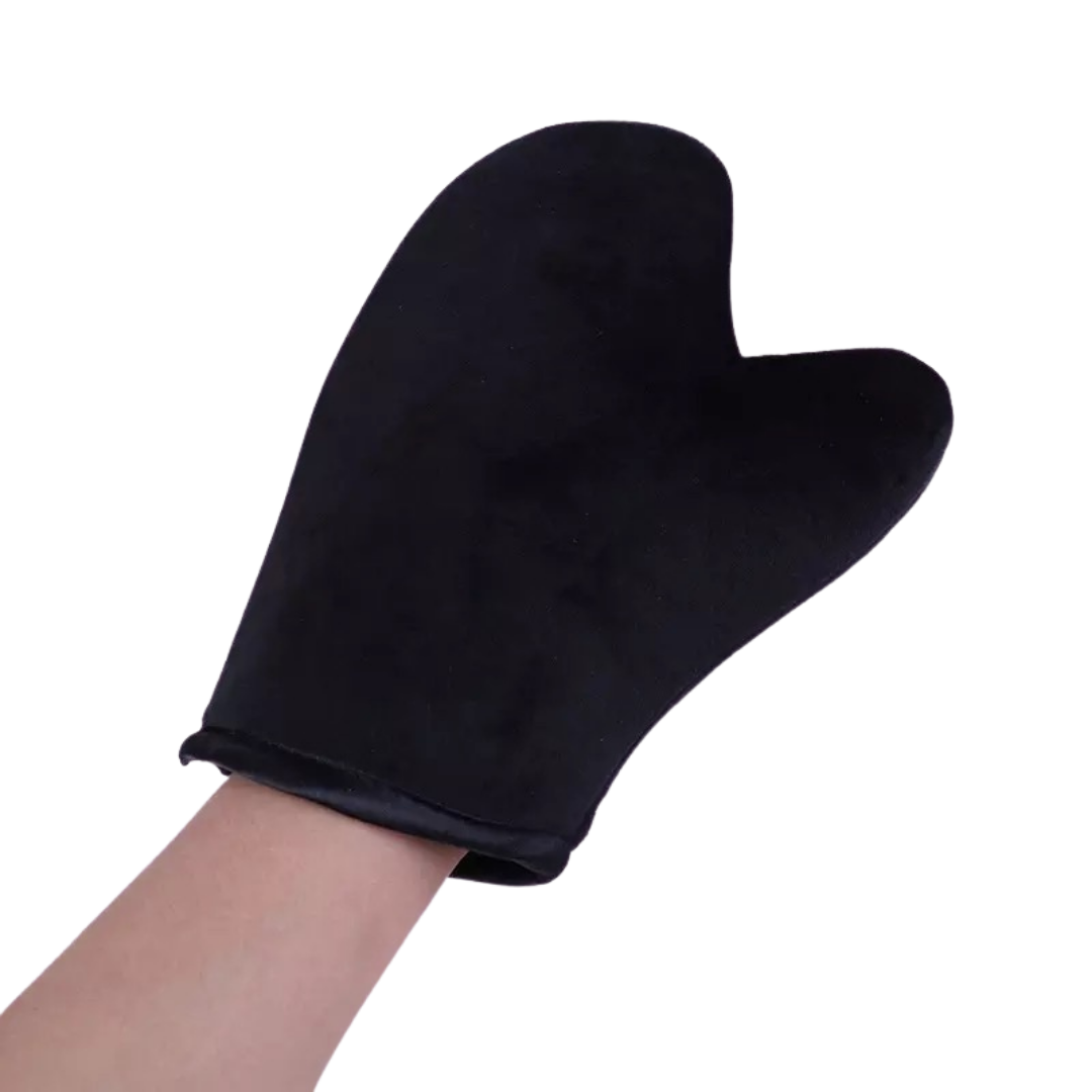 Tanning mitt – black