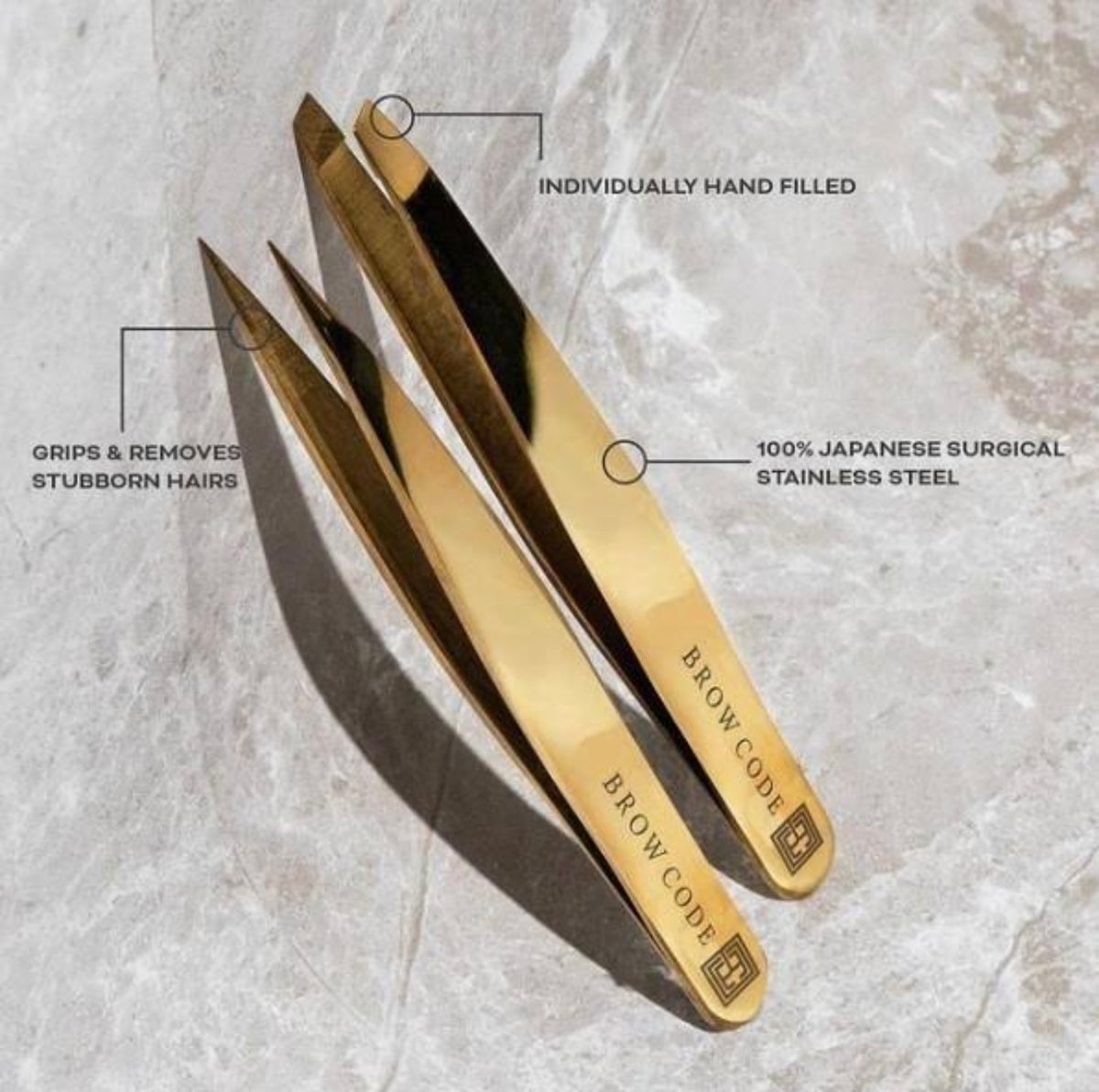 Slant precision tweezer
