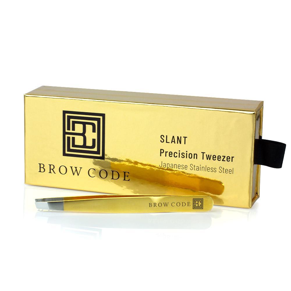 Slant precision tweezer