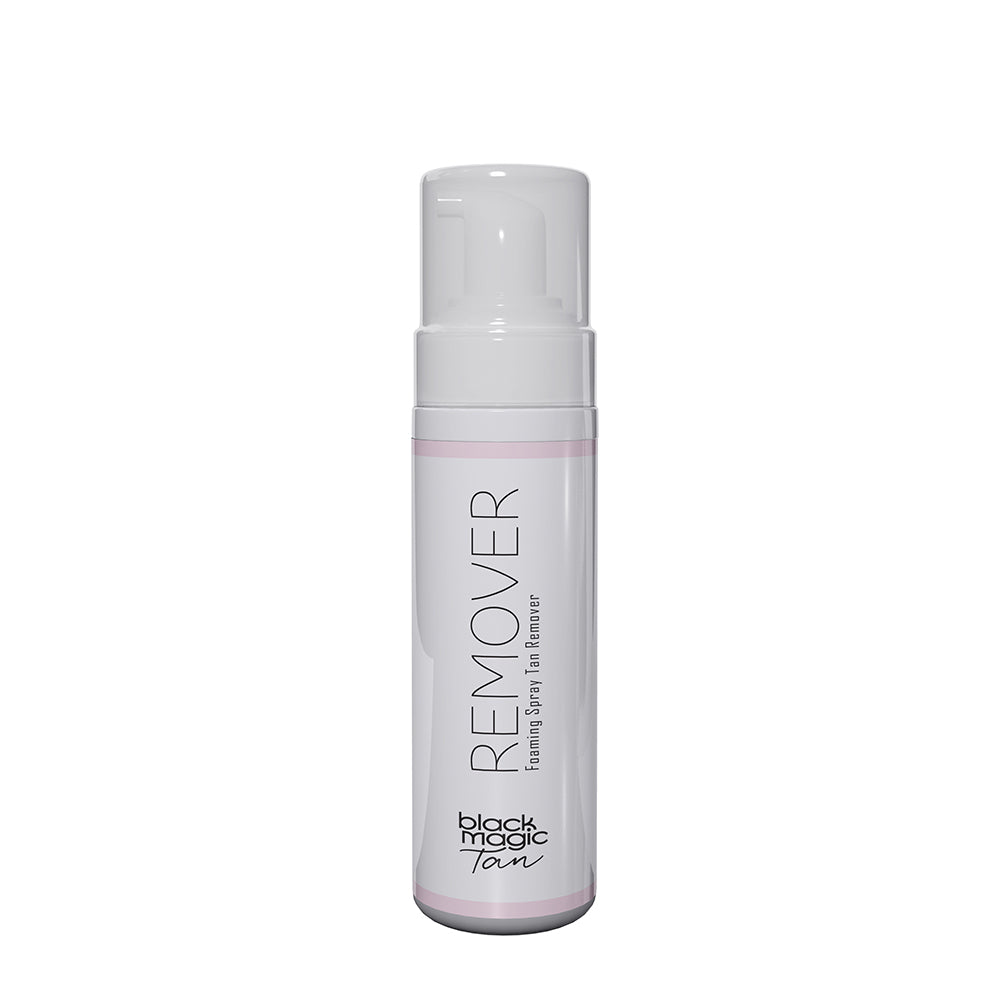Foaming tan remover